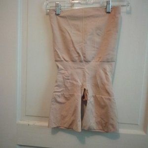 RED HOT SPANX, sized L, light tan.